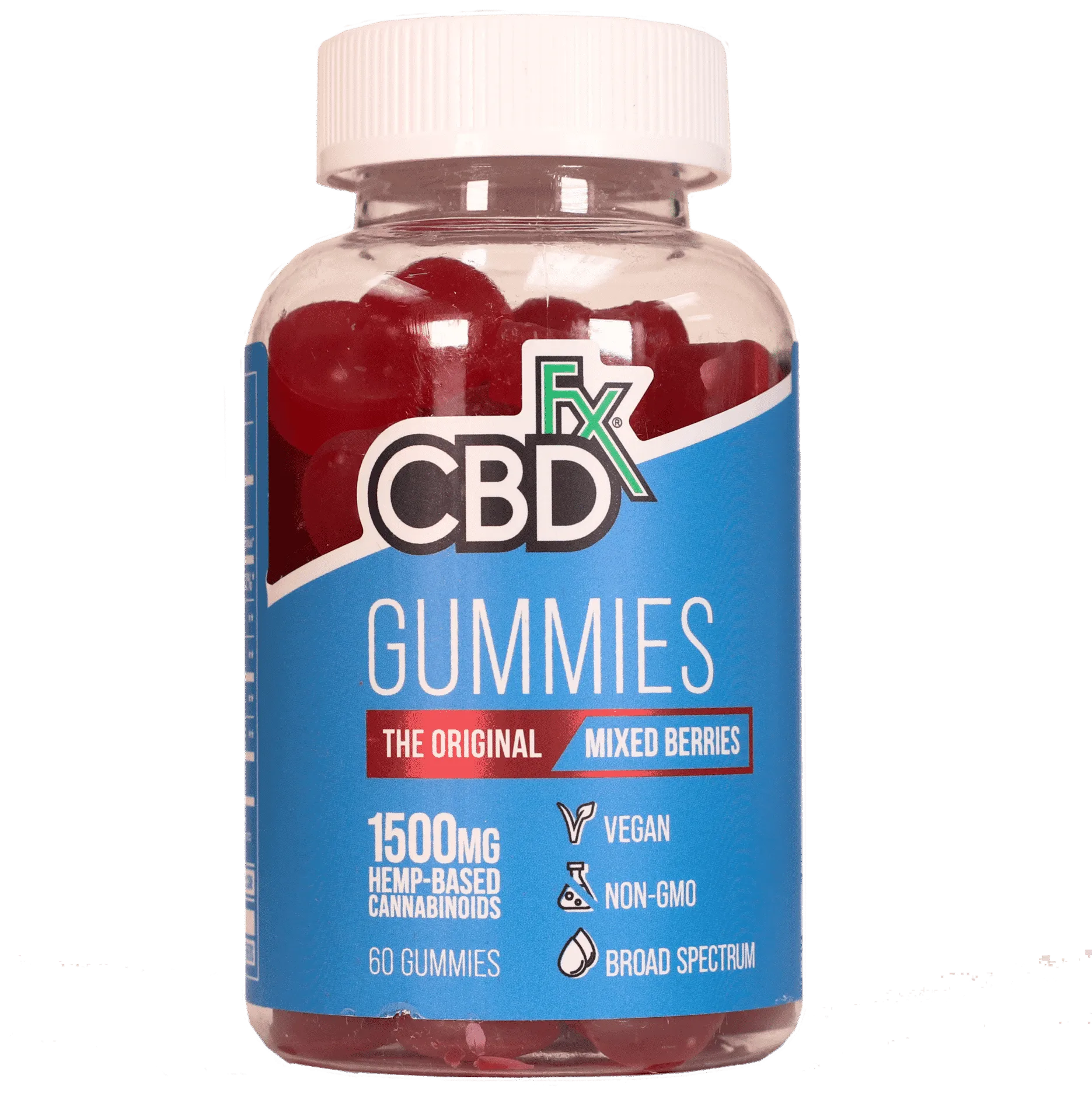 CBDfx Mixed Berry CBD Gummies